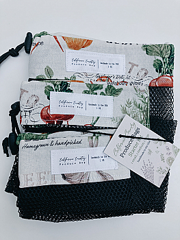 Produce Bag-Starter kit-Vege print